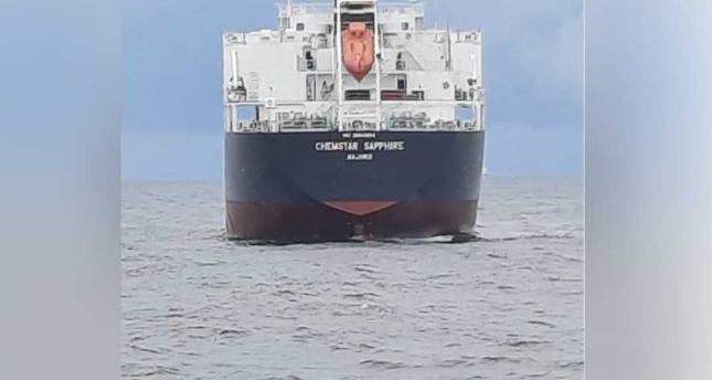 Wow! TNI AL Usir Kapal Tanker Marshall Islands di Perairan Selat Malaka